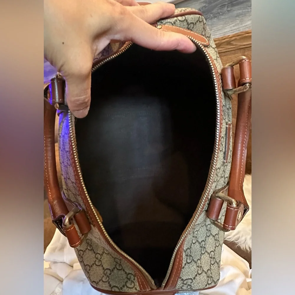 Gucci GG Coated Canvas Boston Bag - Picture 17 of 17